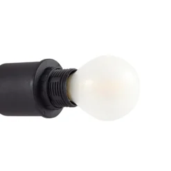 Lindby lámpara de pie Lielle, bambú natural, 5 luces, 190 cm