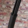 Lindby lámpara de pie Lira, 5 luces, altura 205 cm, negro, dorado