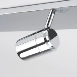 Lindby lámpara de techo para baño Dejan, 85 cm, 4 luces, cromo, IP44