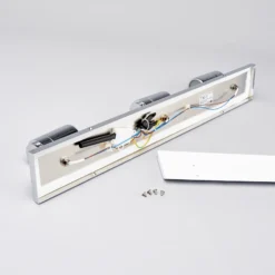 Lindby lámpara de techo para baño Dejan, 65 cm, 3 luces, cromo, IP44