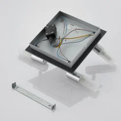 Lindby lámpara de techo para baño Zela, 32 cm, cromo, 4 luces, IP44