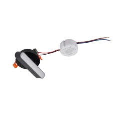 Lindby lámpara empotrable LED Eldrin, negra, barra de luz, 13,1 cm