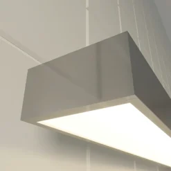Lindby Lámpara LED para espejo y baño Alenia, 120 cm, cromo
