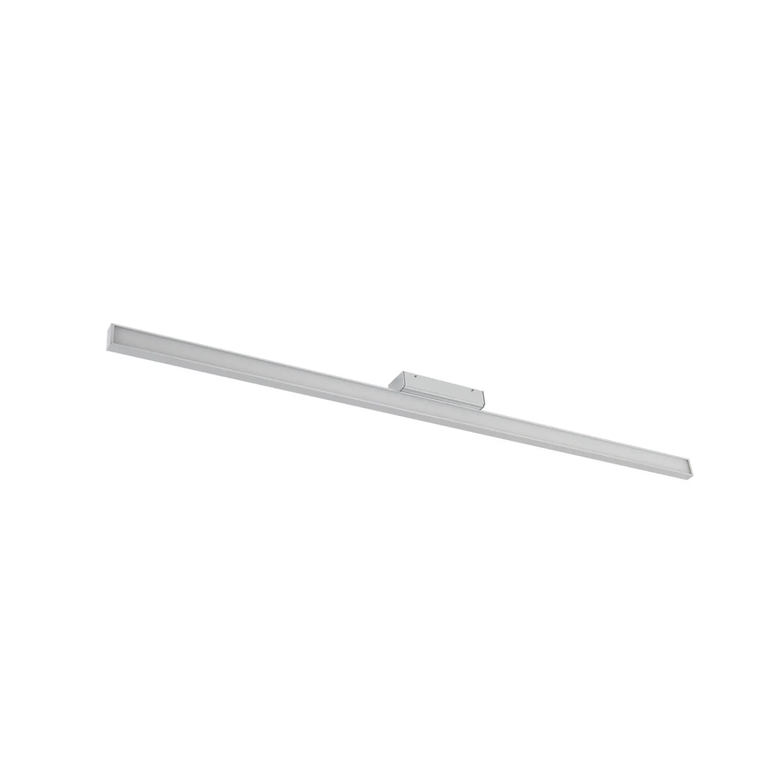 Lindby lámpara LED para espejo cuarto de baño Alenia, 120 cm, IP44, gris