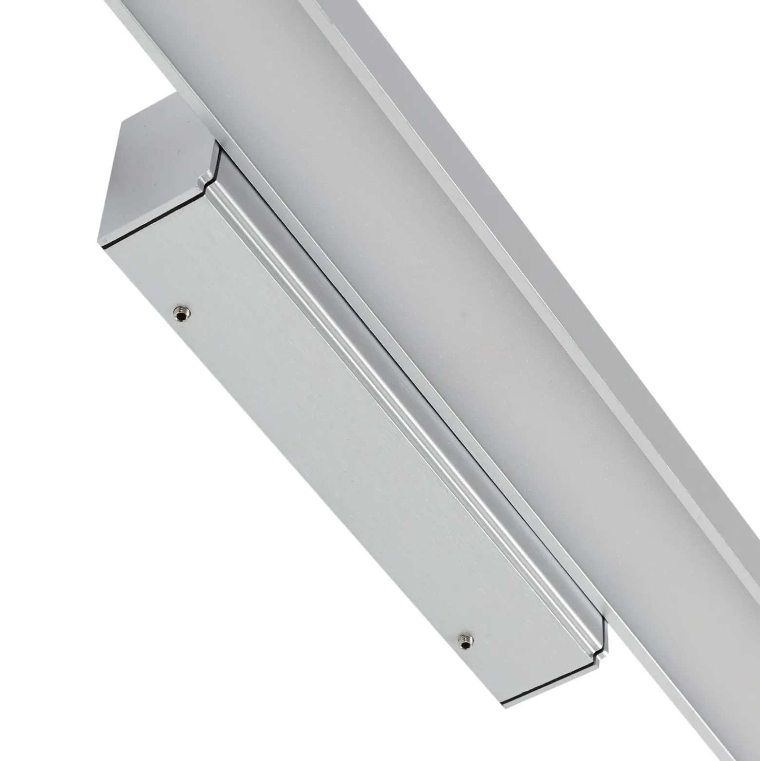 Lindby lámpara LED para espejo cuarto de baño Alenia, 120 cm, IP44, gris