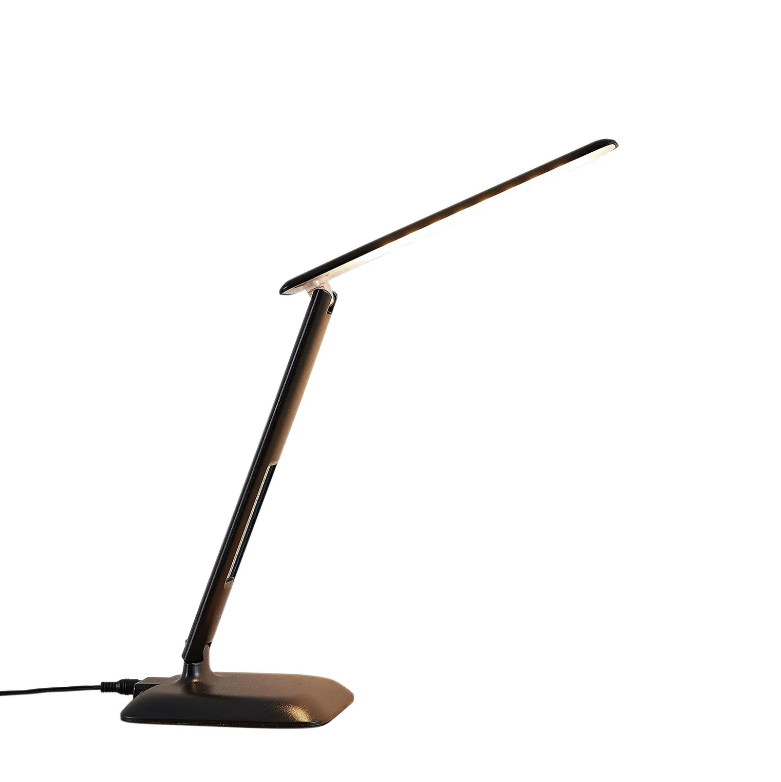 Lindby Ludmilla lámpara de mesa LED display, negro