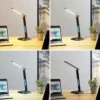 Lindby Ludmilla lámpara de mesa LED display, negro