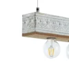 Lindby Mella colgante, motivo ornamental, 5 luces