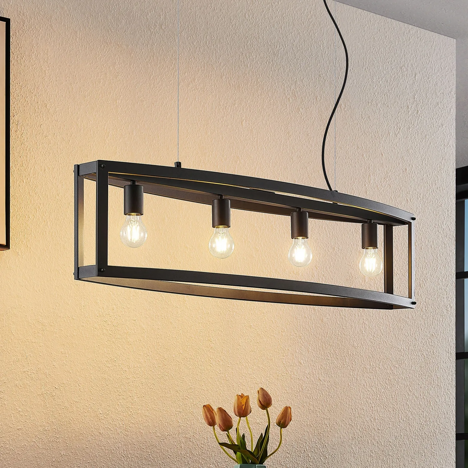 Lindby Mizgin lámpara colgante sin rejilla 4 luces