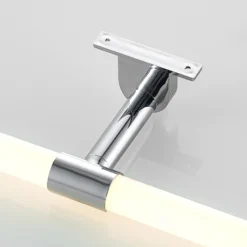 Lindby Naili lámpara de espejo LED, cromo