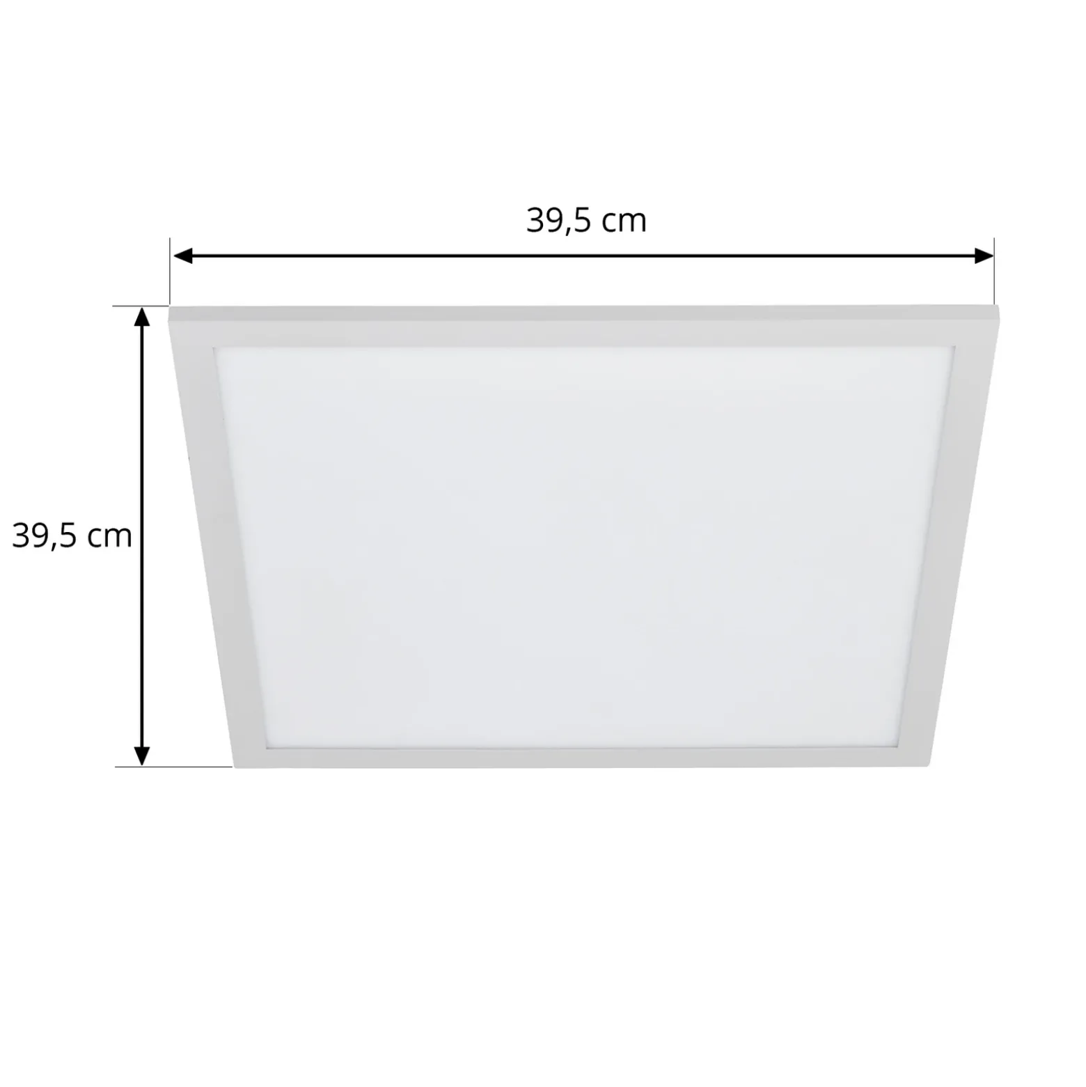 Lindby panel LED Lamin, blanco, 40 cm, CCT, atenuable, control remoto
