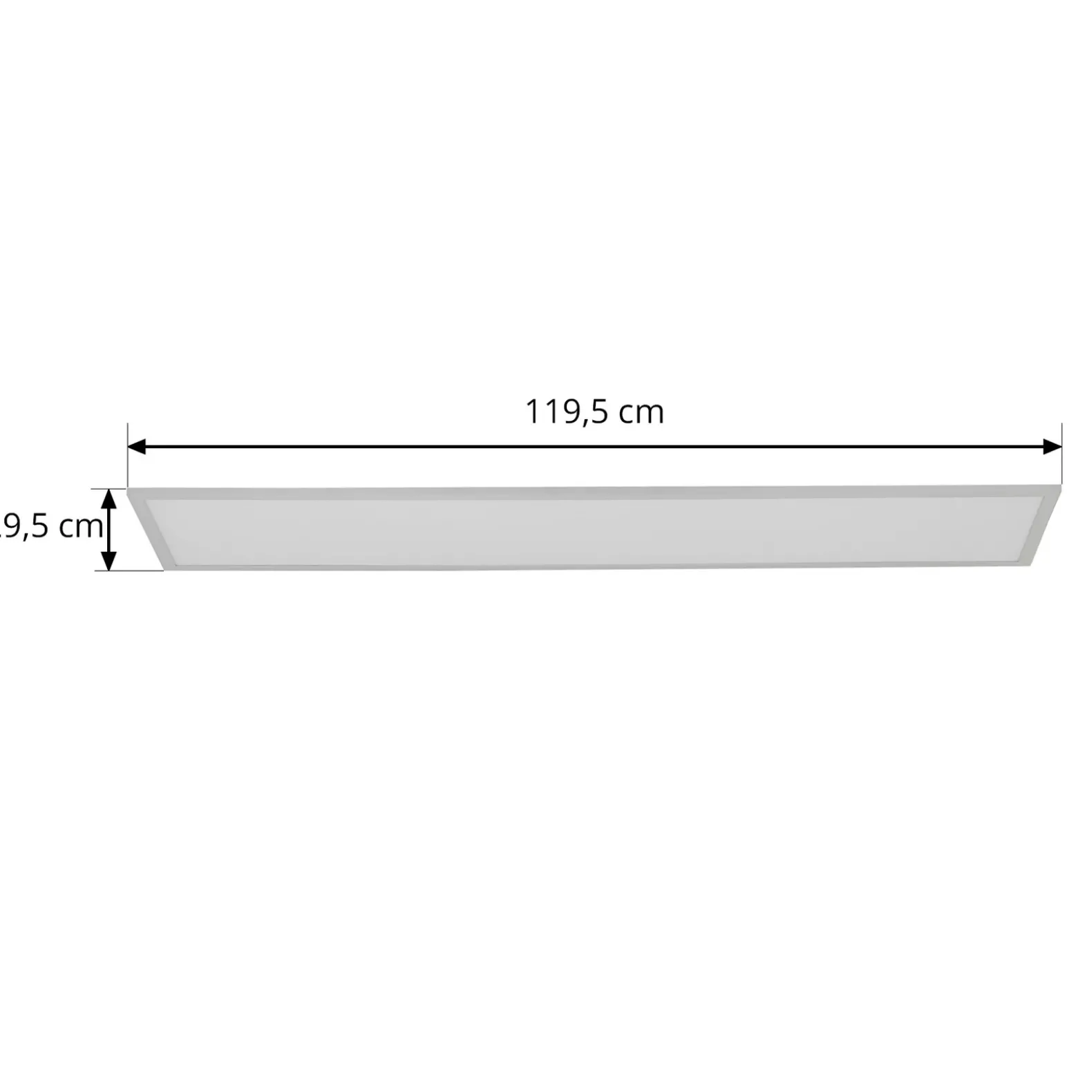 Lindby panel LED Lamin, blanco, 120 cm, CCT, atenuable, control remoto