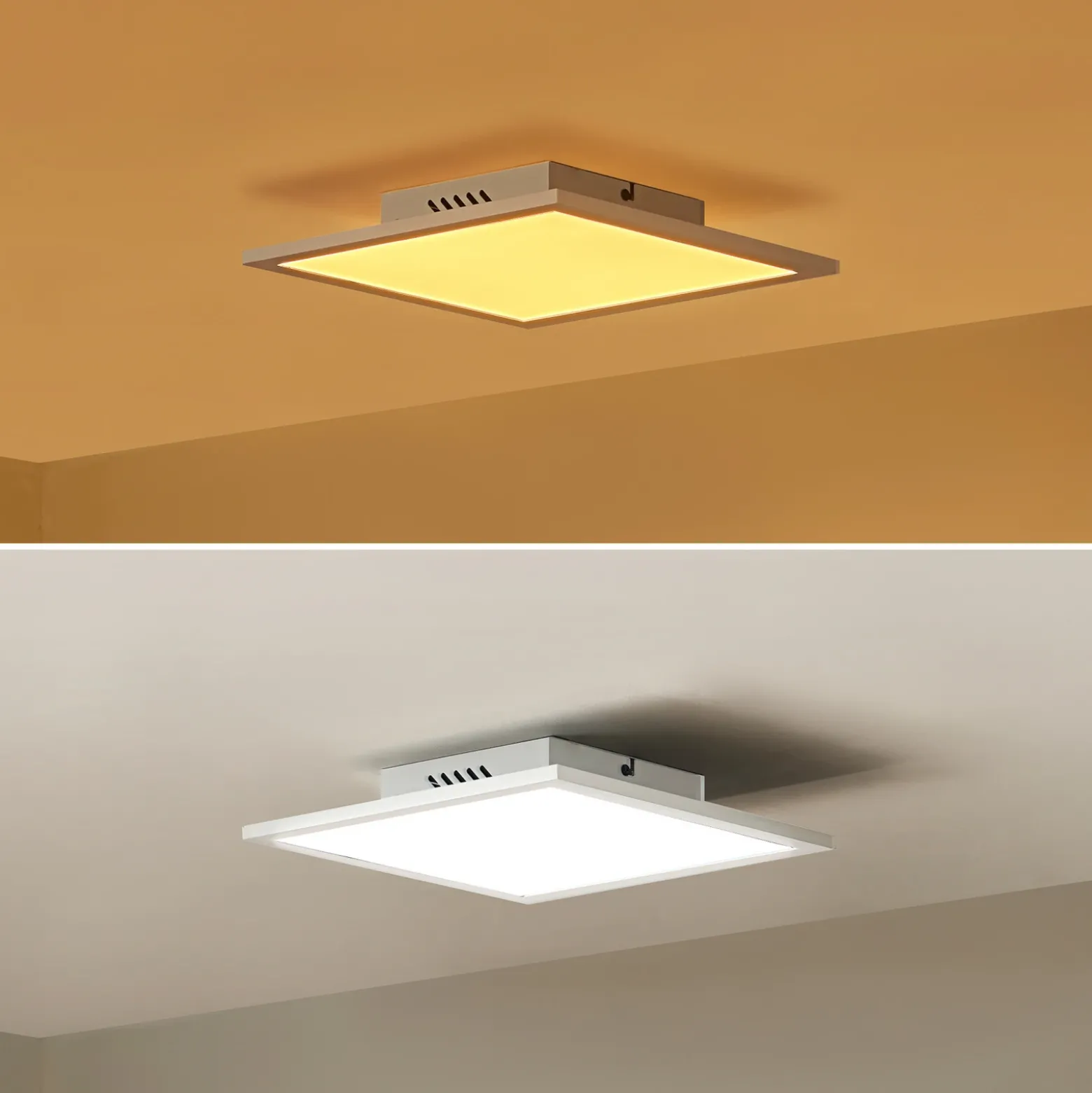 Lindby panel LED Lamin, blanco, 30 cm, CCT, atenuable, control remoto