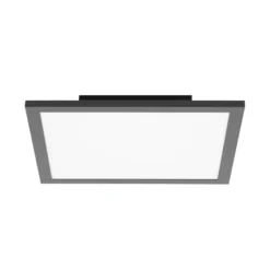 Lindby panel LED Lamin, negro, 30 cm, CCT, atenuable, control remoto
