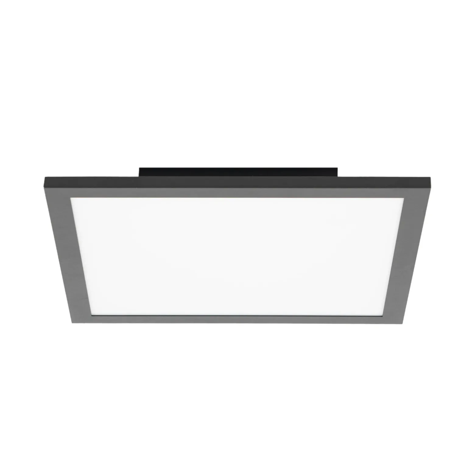 Lindby panel LED Lamin, negro, 30 cm, CCT, atenuable, control remoto