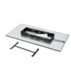 Lindby panel LED Lamin, negro, 80 cm, CCT, atenuable, control remoto