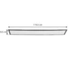 Lindby panel LED Lamin, negro, 120cm, CCT, atenuable, control remoto
