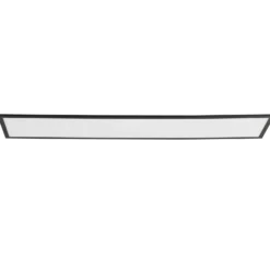 Lindby panel LED Lamin, negro, 120cm, CCT, atenuable, control remoto