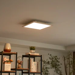 Lindby Panel LED Livel, CCT, 40 cm x 40 cm, control remoto