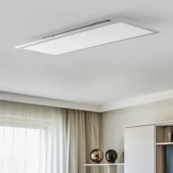 Lindby Panel LED Livel, CCT, 80 cm x 30 cm, control remoto