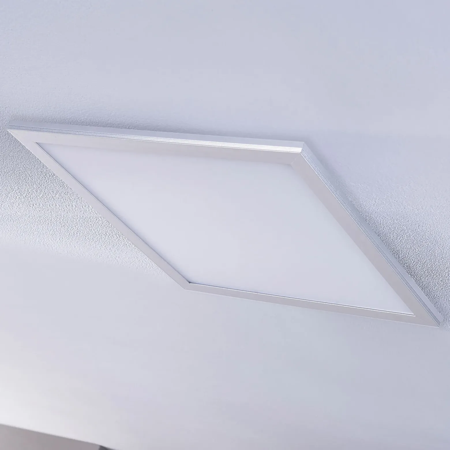 Lindby Panel LED Livel, CCT, 62 cm x 62 cm, control remoto