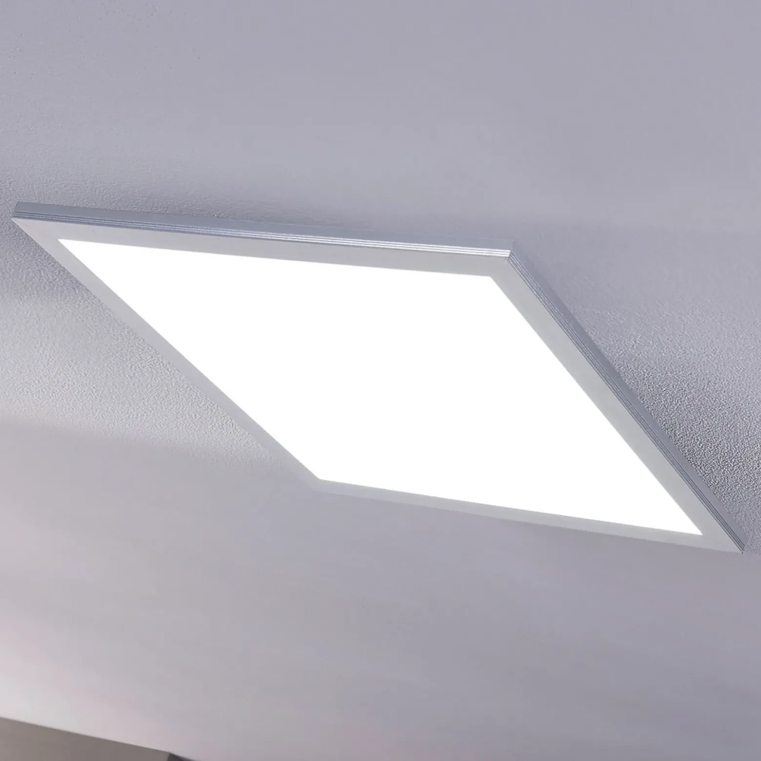 Lindby Panel LED Livel, CCT, 62 cm x 62 cm, control remoto