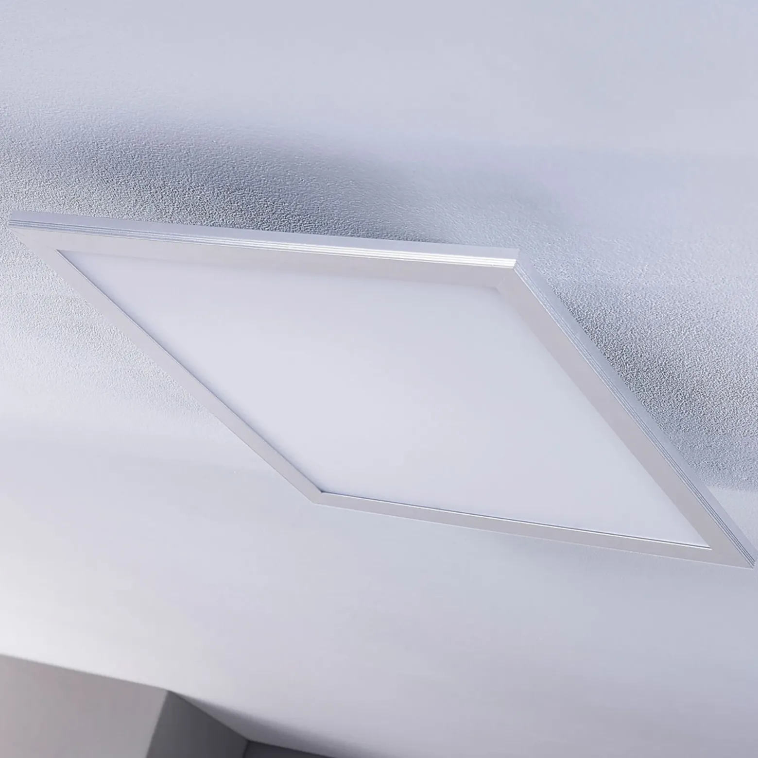 Lindby Panel LED Livel, CCT, 62 cm x 62 cm, control remoto