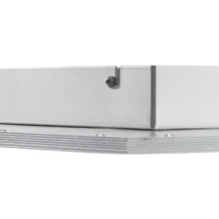 Lindby panel LED Livel, juego de 2, 4.000 K, 40 x 40 cm, plateado