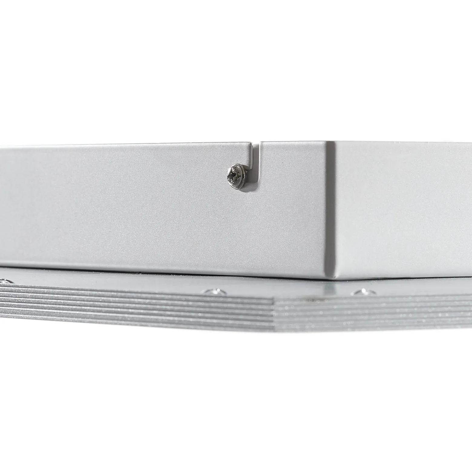 Lindby panel LED Livel, juego de 2, 4.000 K, 40 x 40 cm, plateado