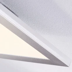 Lindby panel LED Livel, juego de 2, 4.000 K, 40 x 40 cm, plateado