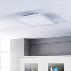 Lindby panel LED Livel, juego de 2, CCT, 40 cm x 40 cm, control remoto