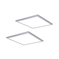 Lindby panel LED Livel, juego de 2, CCT, 40 cm x 40 cm, control remoto