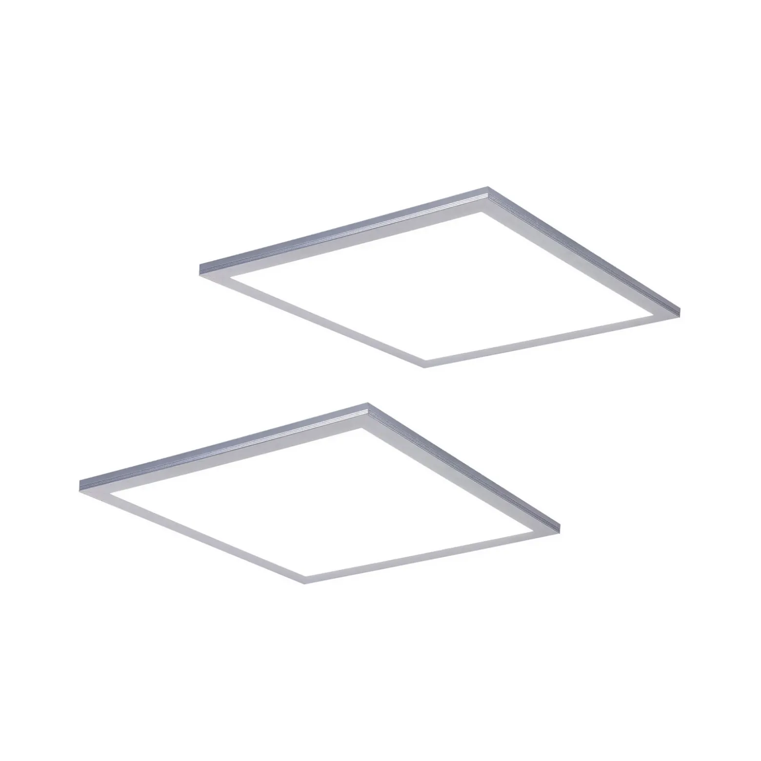 Lindby panel LED Livel, juego de 2, CCT, 40 cm x 40 cm, control remoto