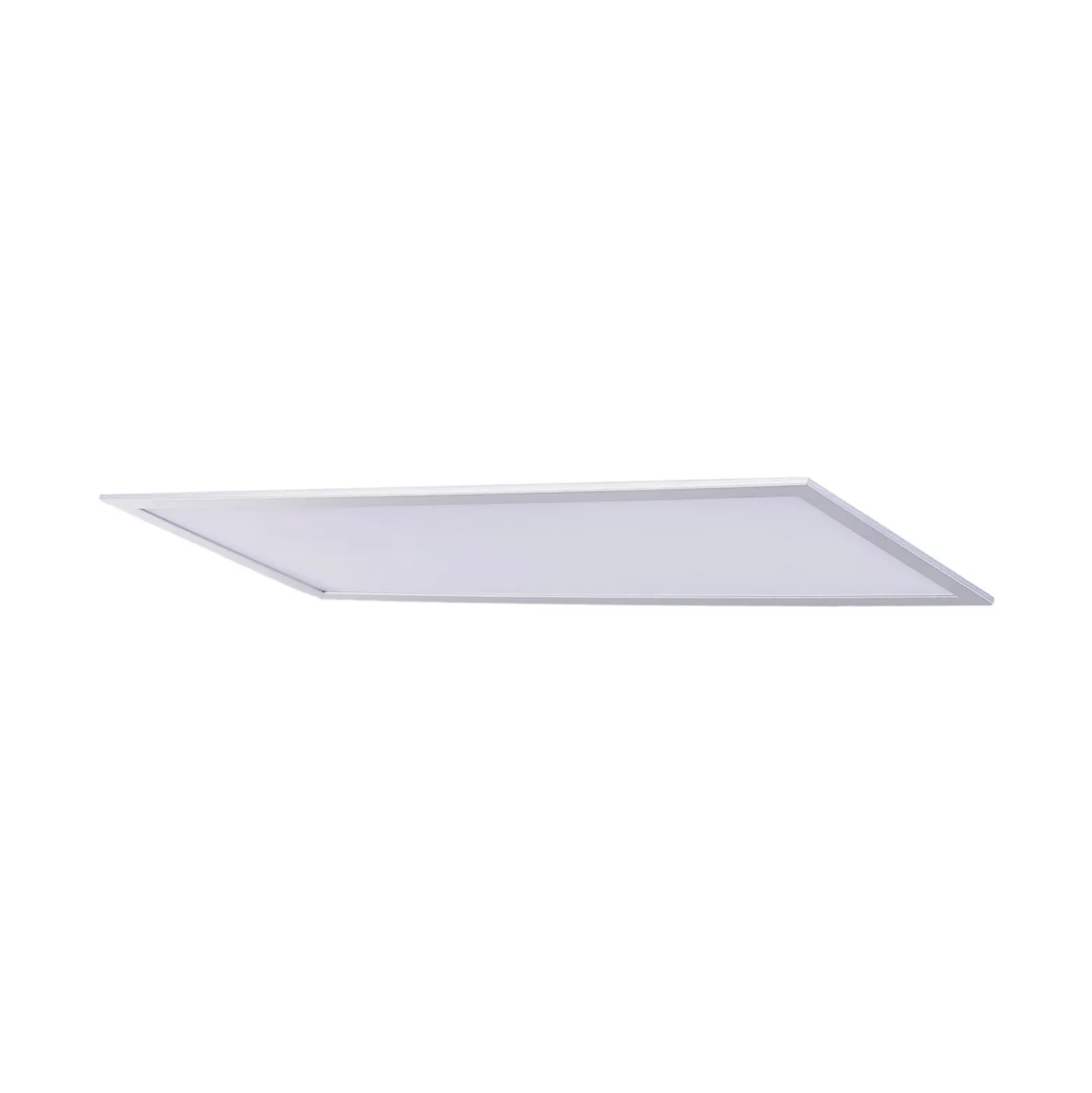 Lindby panel LED Livel, 4000K, 120cm x 30cm, plata, metal