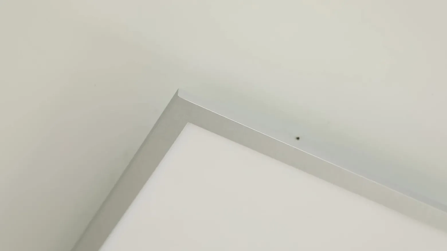 Lindby panel LED Livel, 4000K, 40 cm x 40 cm, plata, metal