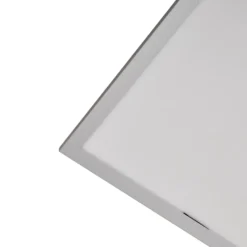 Lindby panel LED Livel, 4000K, 40 cm x 40 cm, plata, metal
