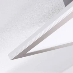 Lindby panel LED Livel, 4000K, 80 cm x 30 cm, plata, metal