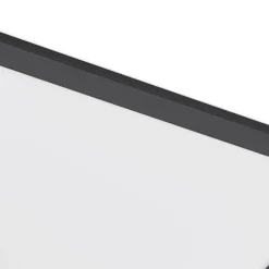 Lindby Panel LED Nelios, 40 x 40 cm, CCT, negro, metal