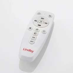Lindby Panel LED Nelios, 40 x 40 cm, CCT, negro, metal
