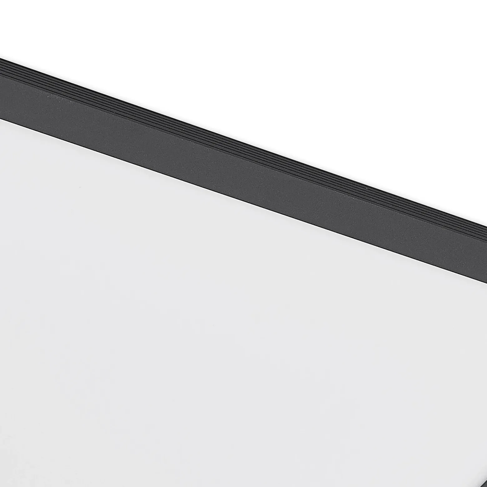 Lindby Panel LED Nelios, 40 x 40 cm, CCT, negro, metal
