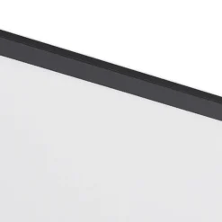 Lindby Panel LED Nelios, 62 x 62 cm, CCT, negro, metal