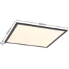 Lindby Panel LED Nelios, 62 x 62 cm, CCT, negro, metal