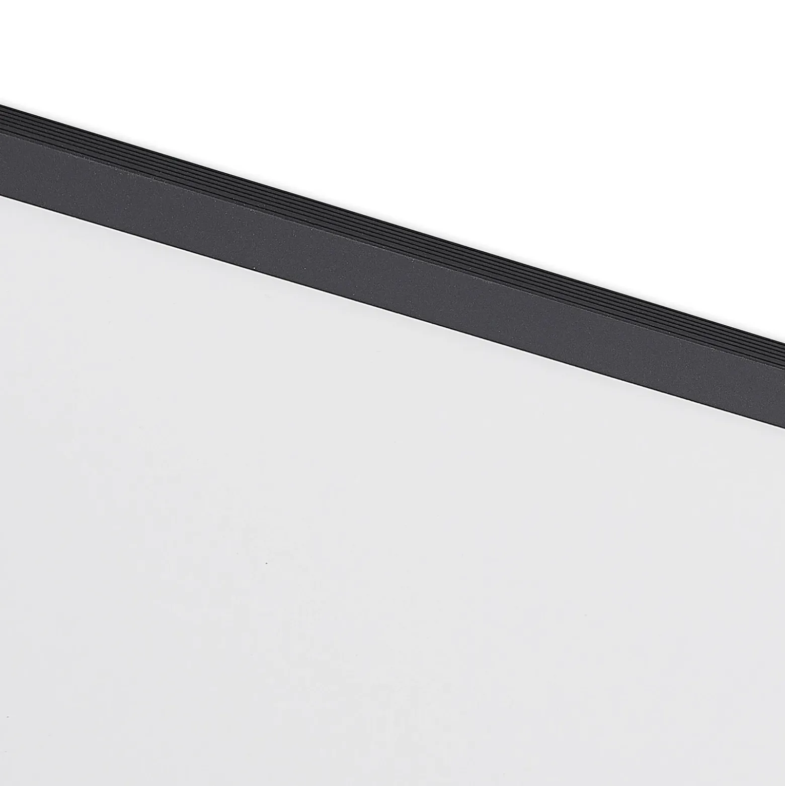 Lindby Panel LED Nelios, 62 x 62 cm, CCT, negro, metal