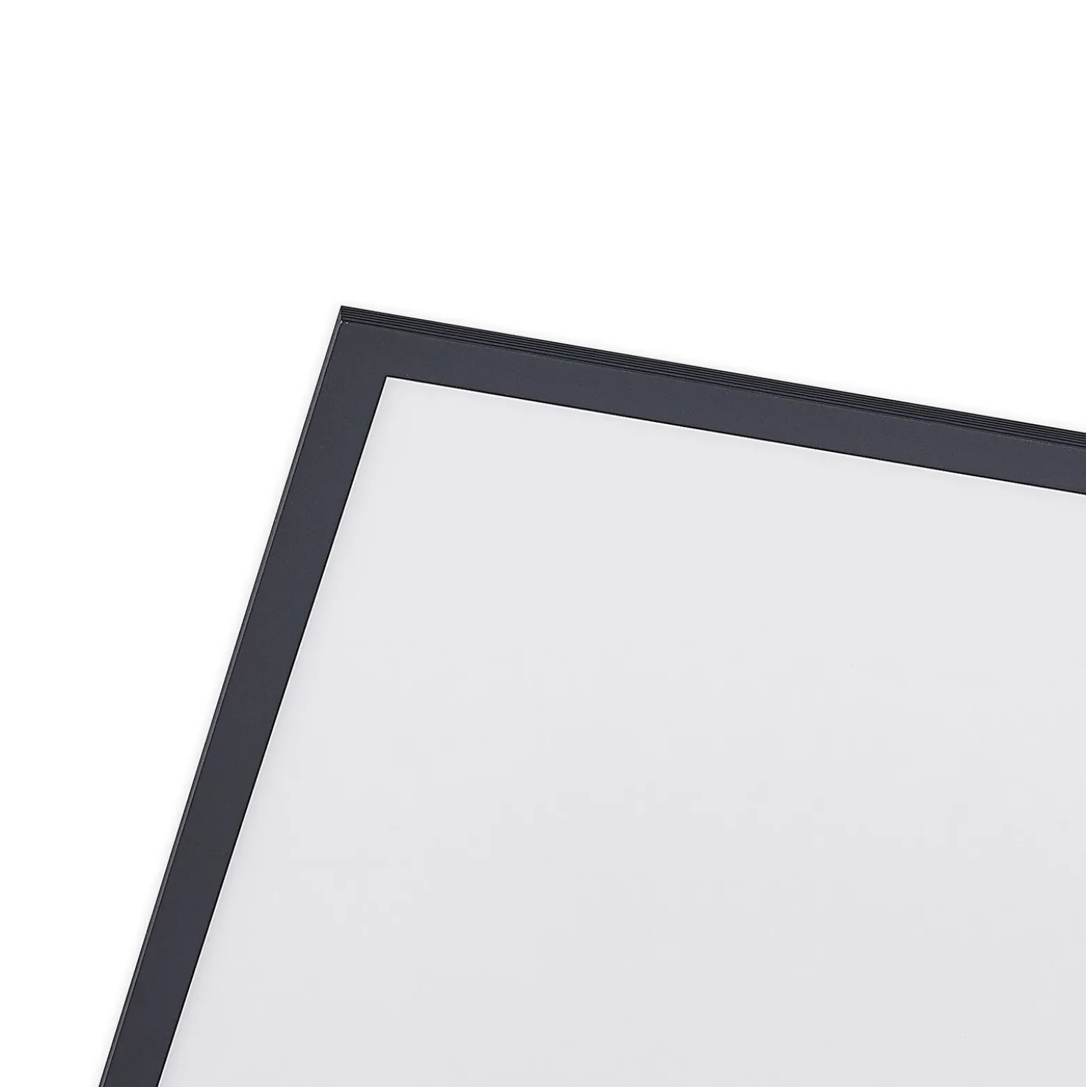 Lindby Panel LED Nelios, 120 x 60 cm, 4000K, negro, metal