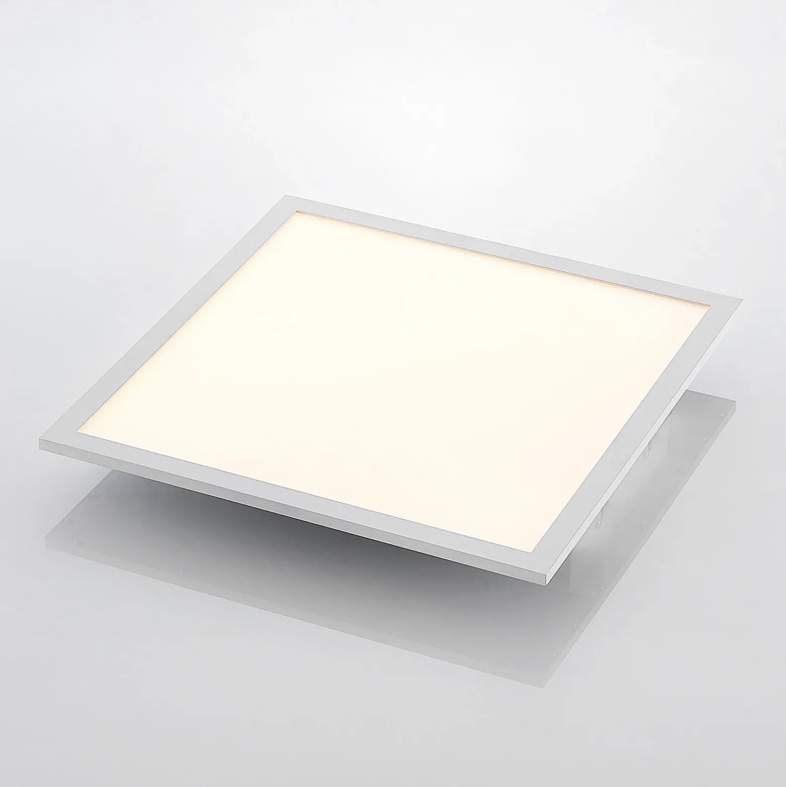 Lindby panel LED Quais, 40 x 40 cm, blanco, aluminio, 4.000K