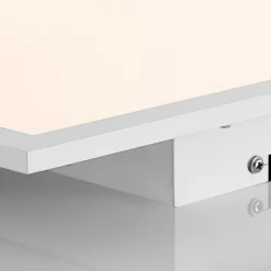 Lindby panel LED Quais, 40 x 40 cm, blanco, aluminio, 4.000K
