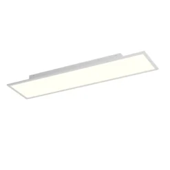 Lindby panel LED Quais, 30 x 120 cm, blanco, aluminio, 4.000K