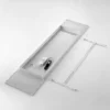 Lindby panel LED Quais, 30 x 120 cm, blanco, aluminio, 4.000K