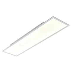 Lindby panel LED Quais, 30 x 120 cm, blanco, aluminio, 4.000K