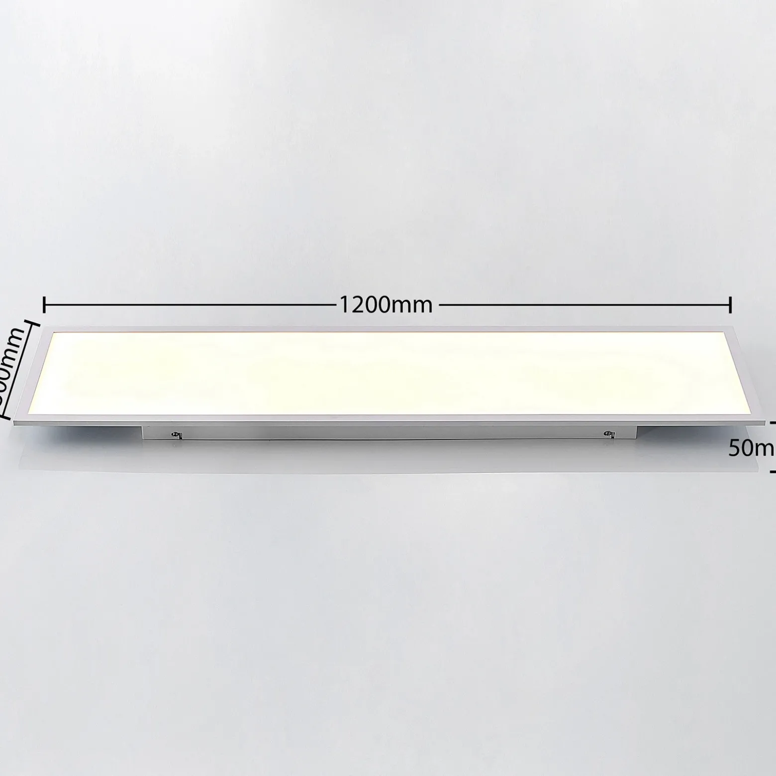 Lindby panel LED Quais, 30 x 120 cm, blanco, aluminio, 4.000K